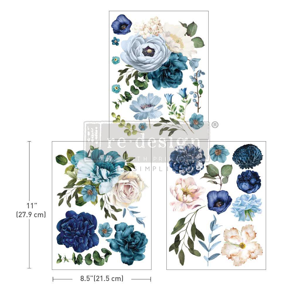 Blue Wildflowers | Redesign | Middy Transfers - Lioness Vintage