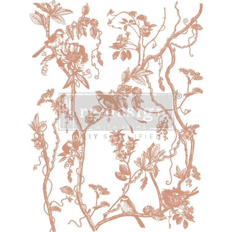 Bird Watching - Kupfer Copper Foil Kacha | ReDesign Transfer - Lioness Vintage