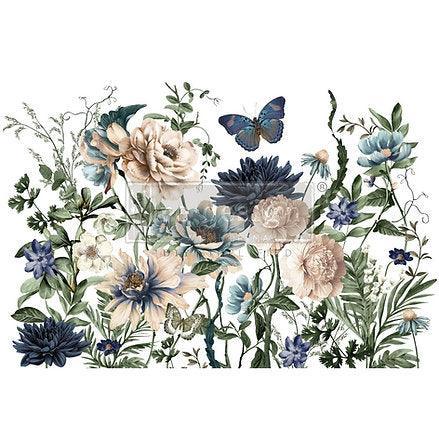 Cerulean Blooms | Redesign Décor Transfer - Lioness Vintage