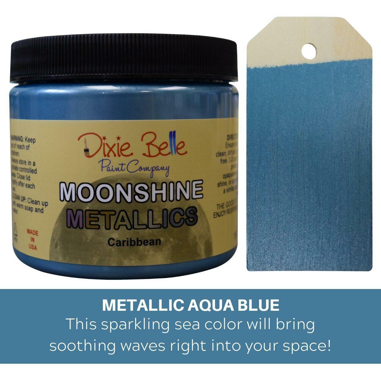 Dixie Belle | Moonshine Metallic Caribbean | Blaumetallik