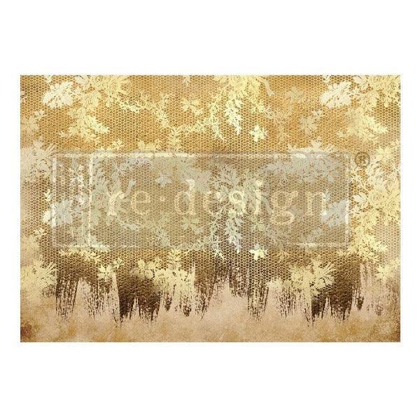 Gilded Lace | ReDesign Decoupage Fiber Paper | DIN A1 - Lioness Vintage