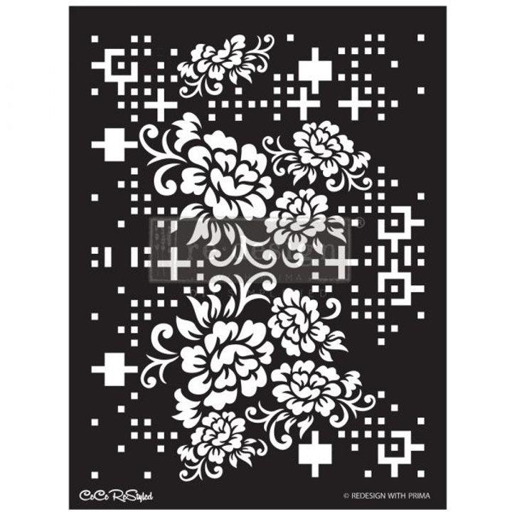 ReDesign | stencil | Floral Matrix | CECE 