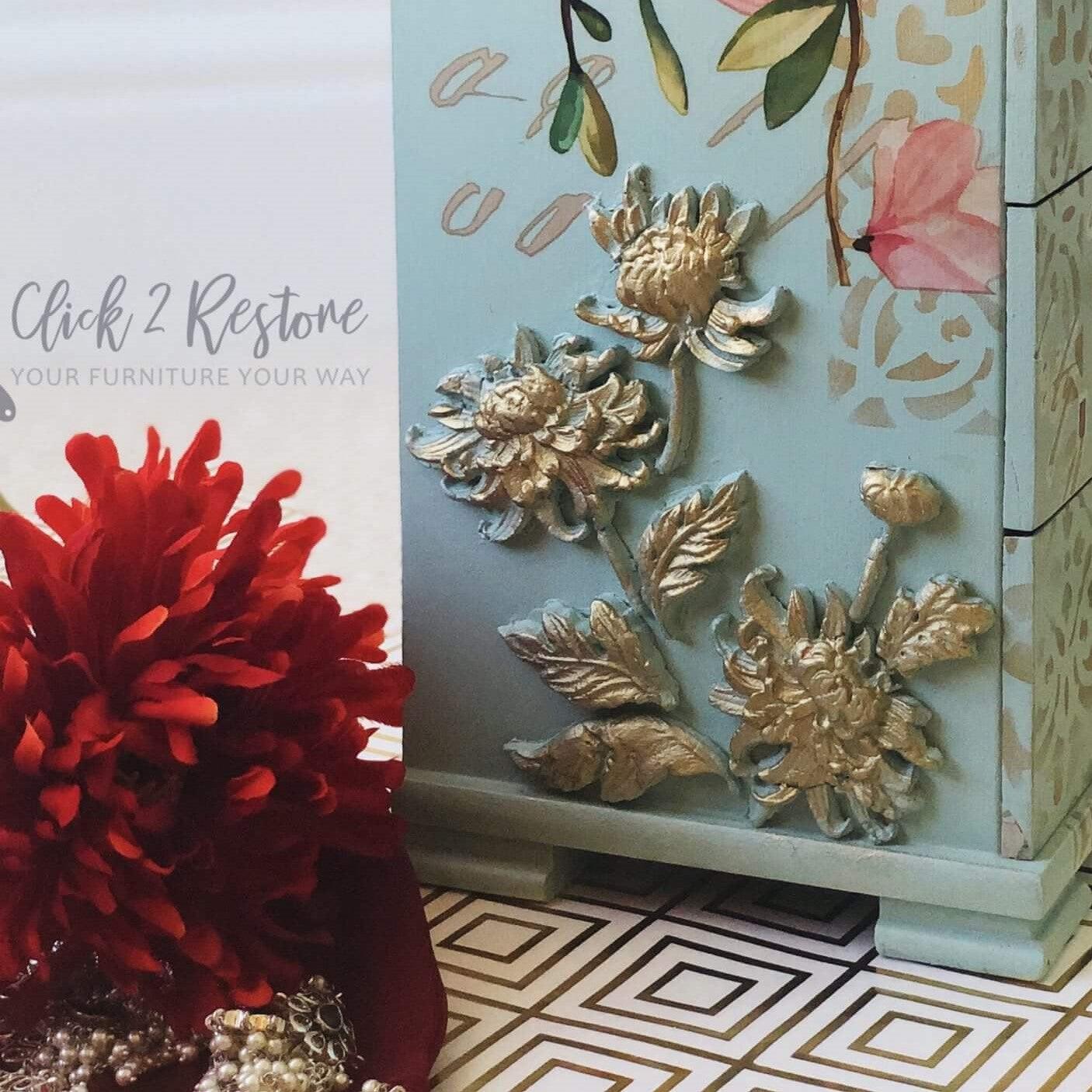 Prima Redesign Décor Moulds® |Botanist Floral, Astern - Lioness Vintage