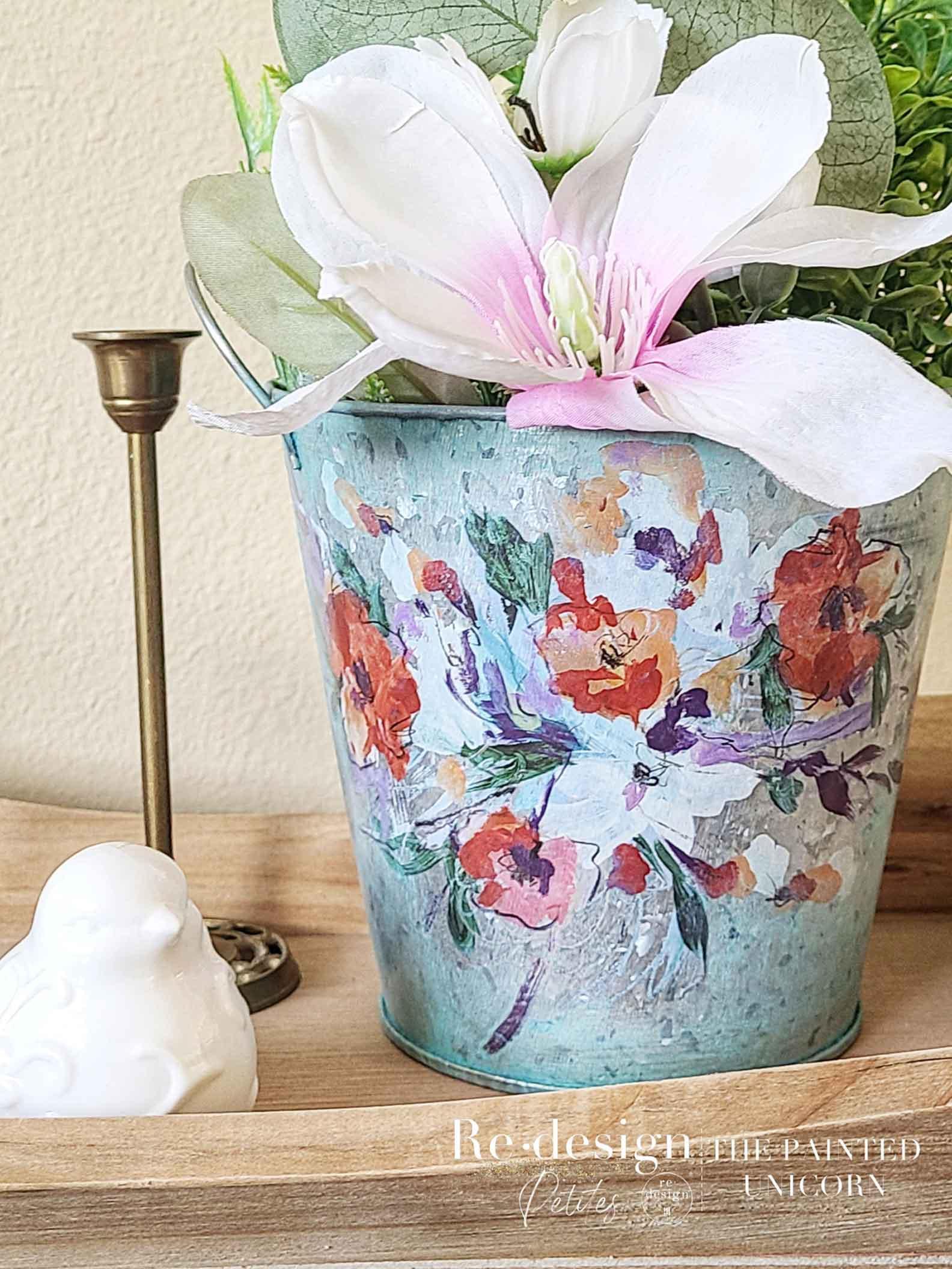 Radiant Blooms - Transferfolien H2O Wasserschiebefolie | Redesign - Lioness Vintage