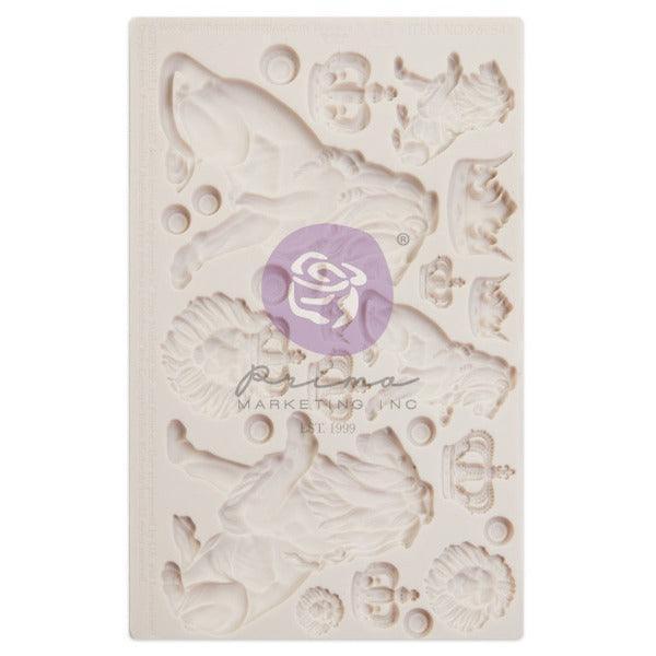 Regal Lions | Löwen & Kronen Silikonform | Finnabair Moulds - Lioness Vintage