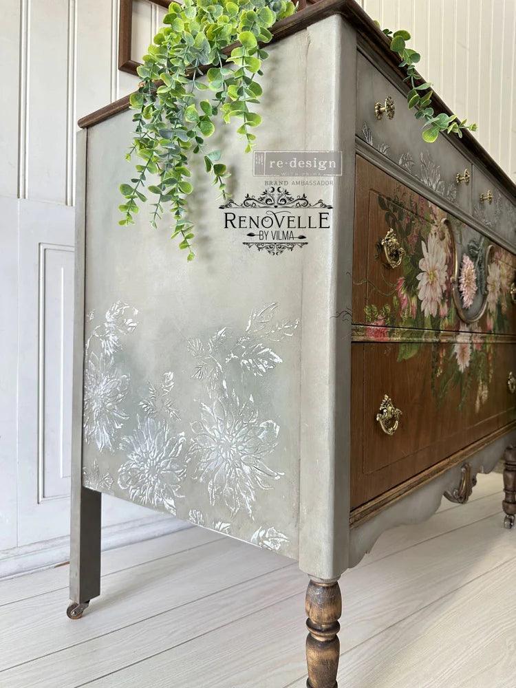 Schablonen | Redesign Stencil - Dahlia Garden - Lioness Vintage