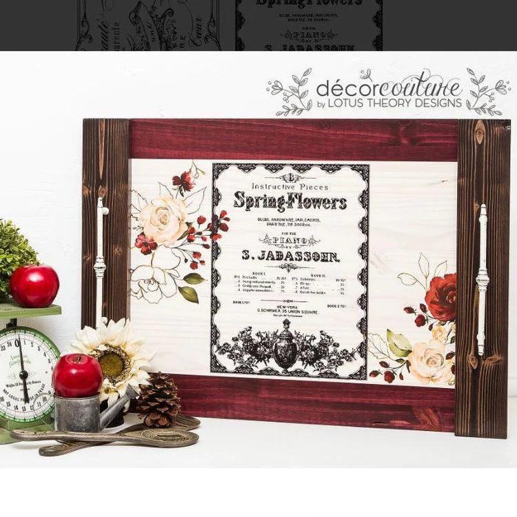 Spring Flowers | ReDesign Transferfolie | 4 Vintagelabel - Lioness Vintage