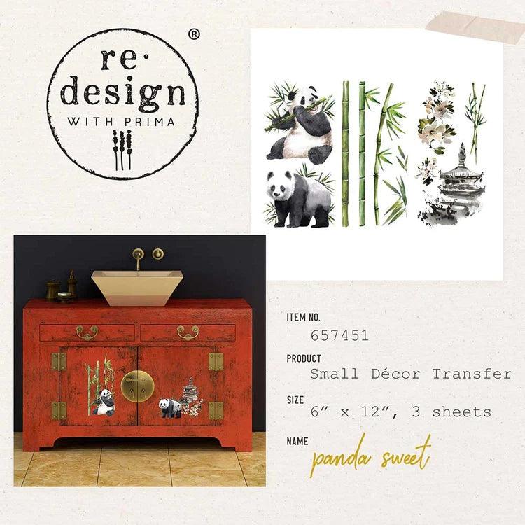 Redesign Transfer | Panda Sweet - Pandabär - Lioness Vintage