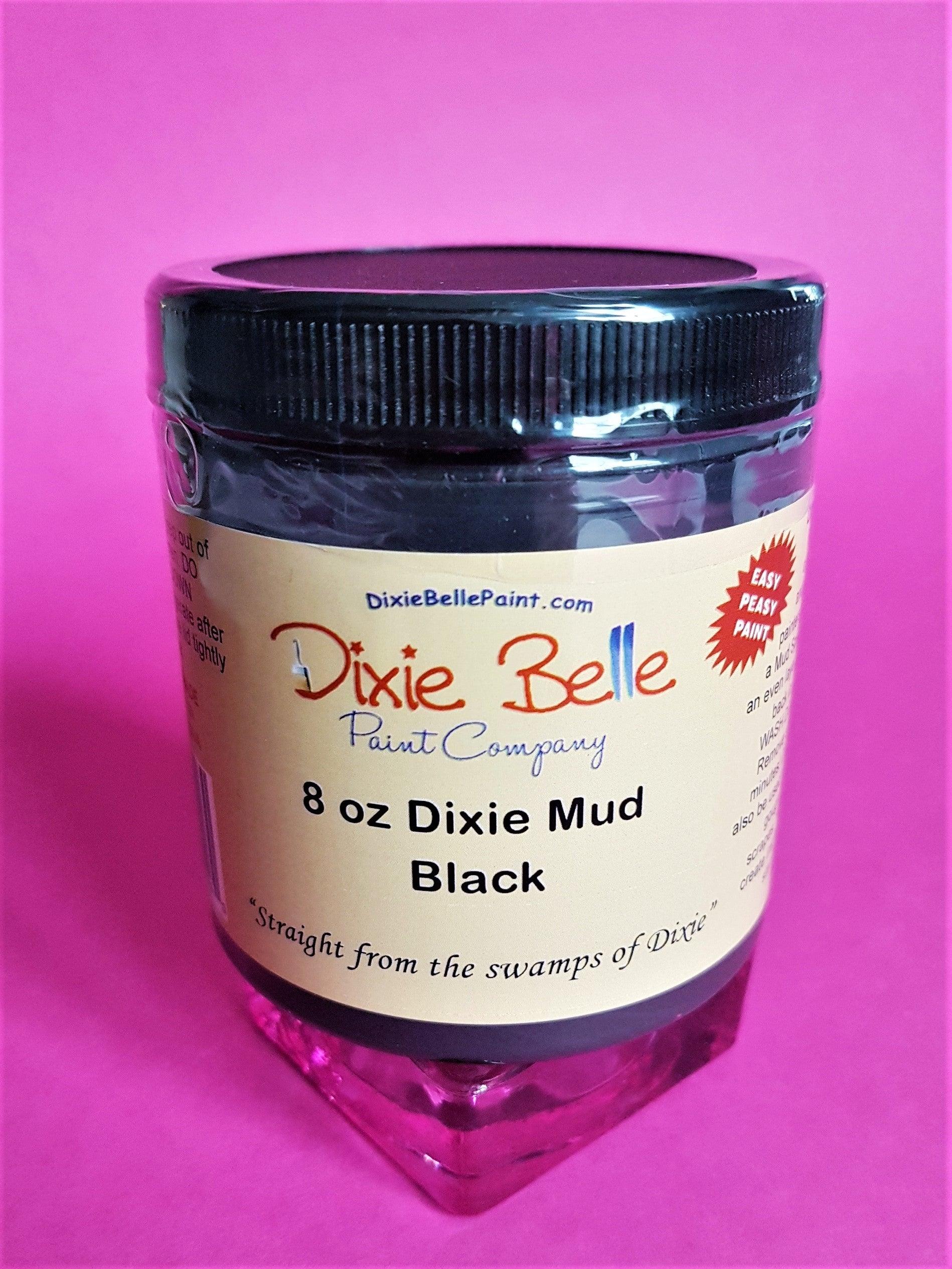 Holzspachtel & Schabloniertextur | Dixie Belle Mud | white, brown, black - Lioness Vintage
