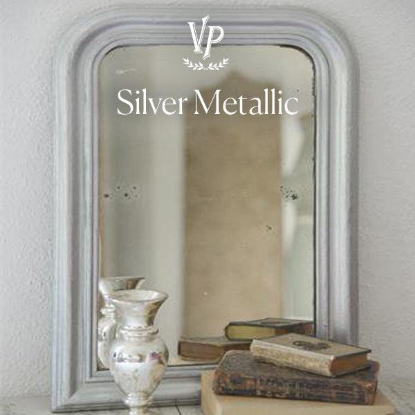 Silver Metallic Chalk Paint | Vintage paint
