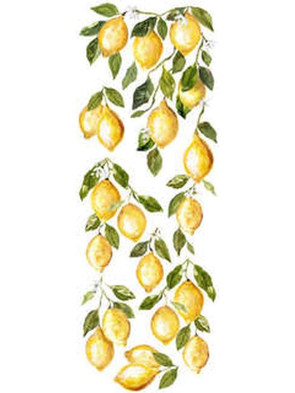 lemon drops, Zitronen, farbiges Vintagemotiv, rub-on picture - Lioness Vintage - Möbelmanufaktur