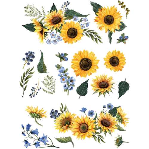 Lioness_Vintage_Redesign_Möbel_transfer_sunflower_Fields_Sonnenblumen