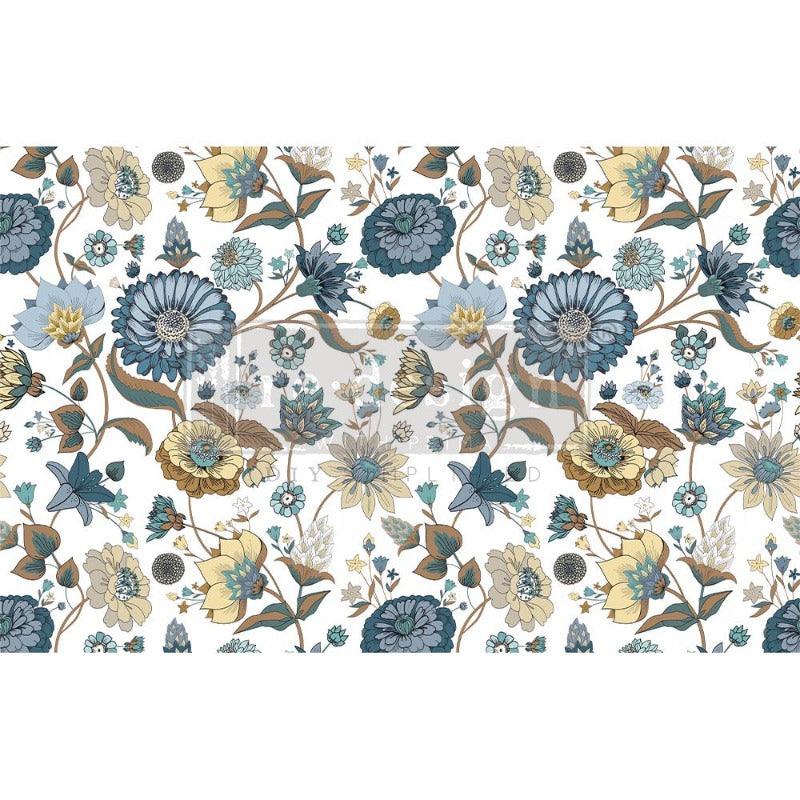 Redesign_Decoupage_Decor_Tissue_Paper_Garden_Waltz_lioness_vintage_blaue_blumen