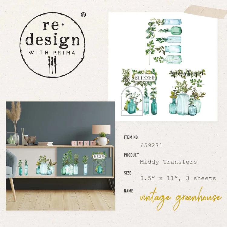 Vintage Greenhouse | Redesign | Middy Transfers