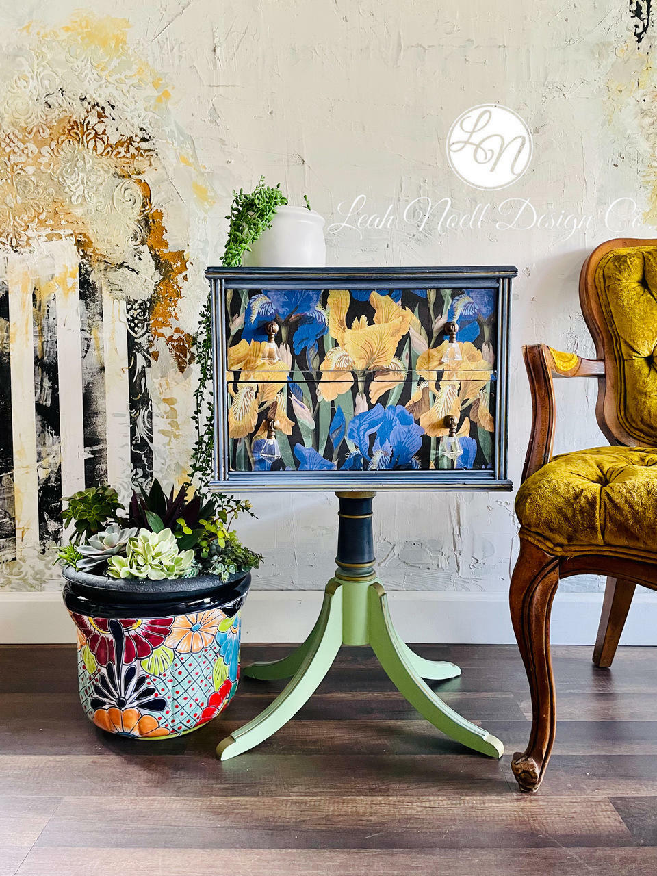 Dixiebelle_floral_on_black_rice_paper_orchideen_belles_and_whistles