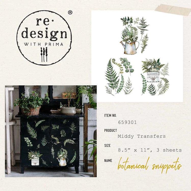 Botanical Snippets | Redesign | Middy Transfers - Lioness Vintage