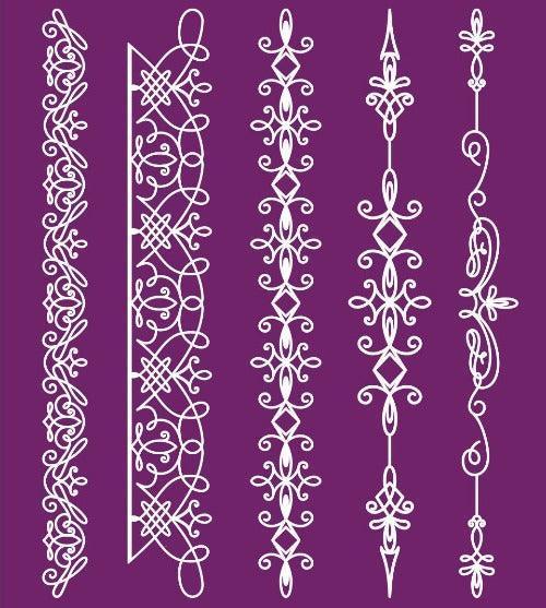 Delicate Lace | Siebdruck Schablone | Belles & Whistles - Lioness Vintage