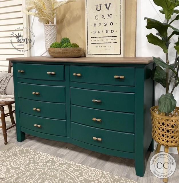 Dixie Belle Silk | Midnight Green - Dunkelgrün - Lioness Vintage