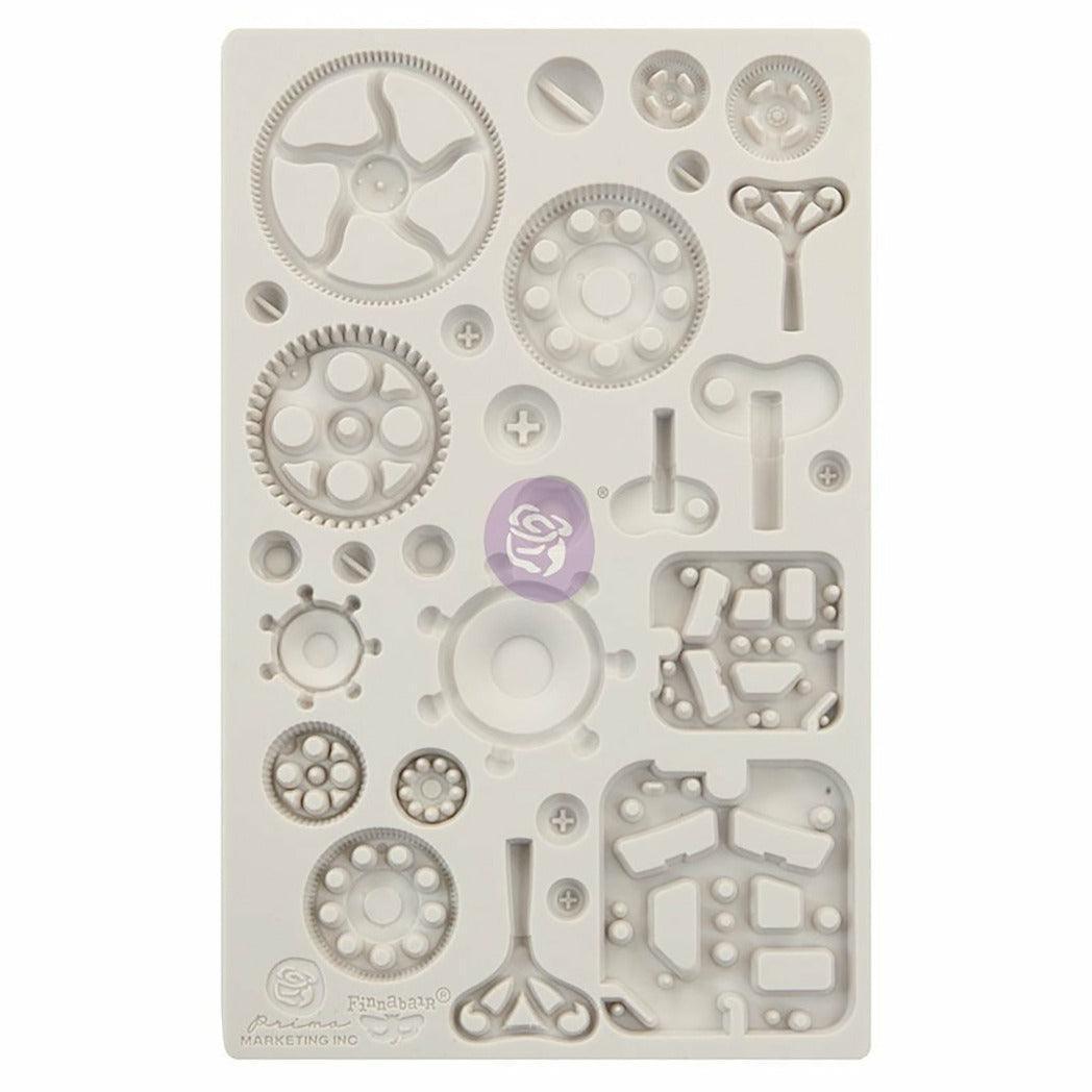 Finnabair Mould | Mechanica | Zahnrad Steampunkt Silikonform - Lioness Vintage