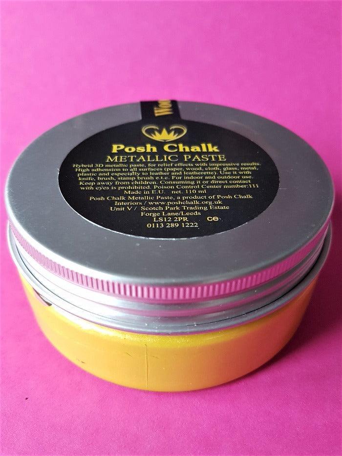 Gelb Posh Chalk Metallic Paste, yellow canary cadmium - Lioness Vintage