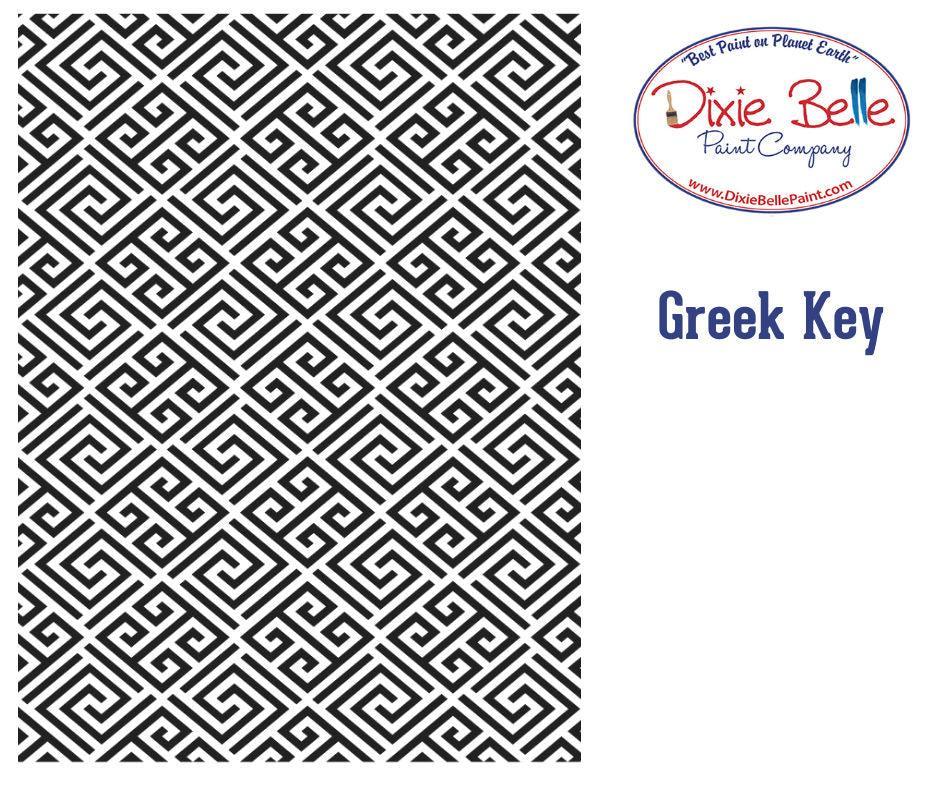 Greek Key | XXL Schablone | Dixie Belle - Lioness Vintage