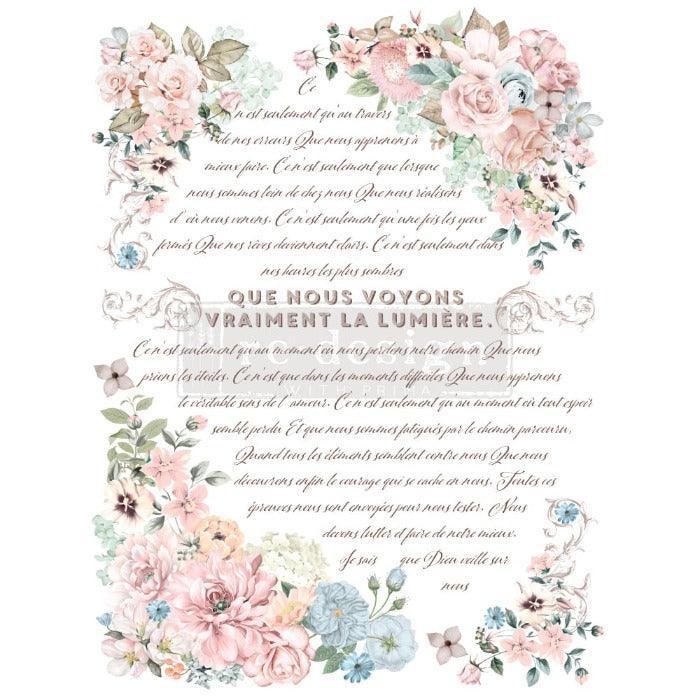 Großes Redesign Décor Transfers - Pure Light Floral - Lioness Vintage