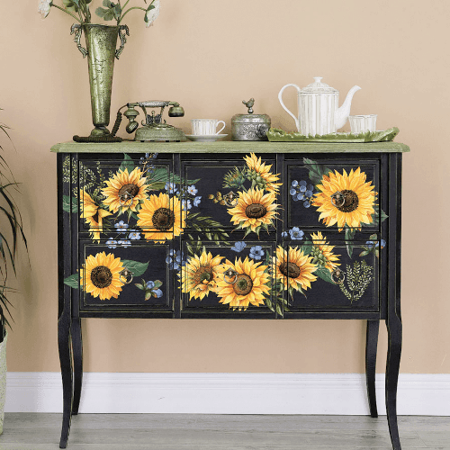 Großes Redesign Décor Transfers - Sunflower Fields - Lioness Vintage
