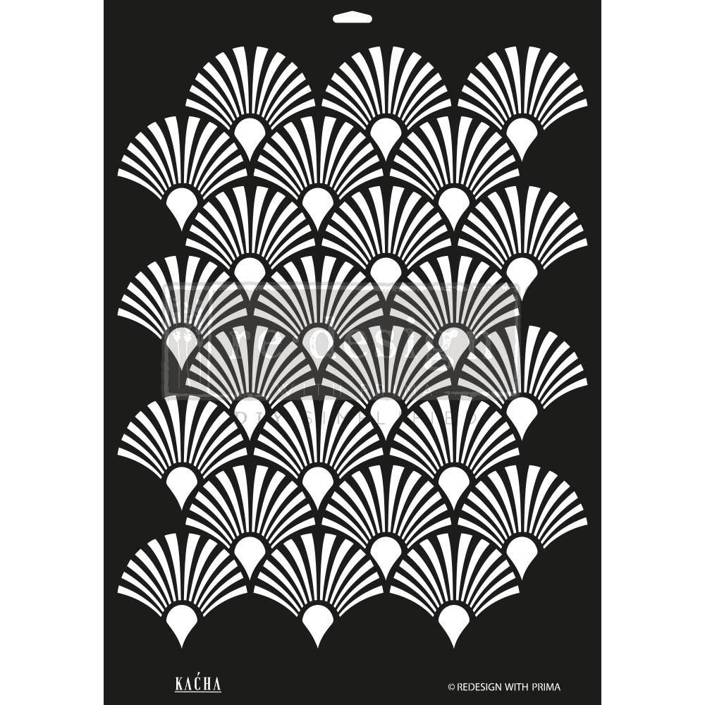 Redesign Stencil | Kachá - Deco Peacock - XXL stencil