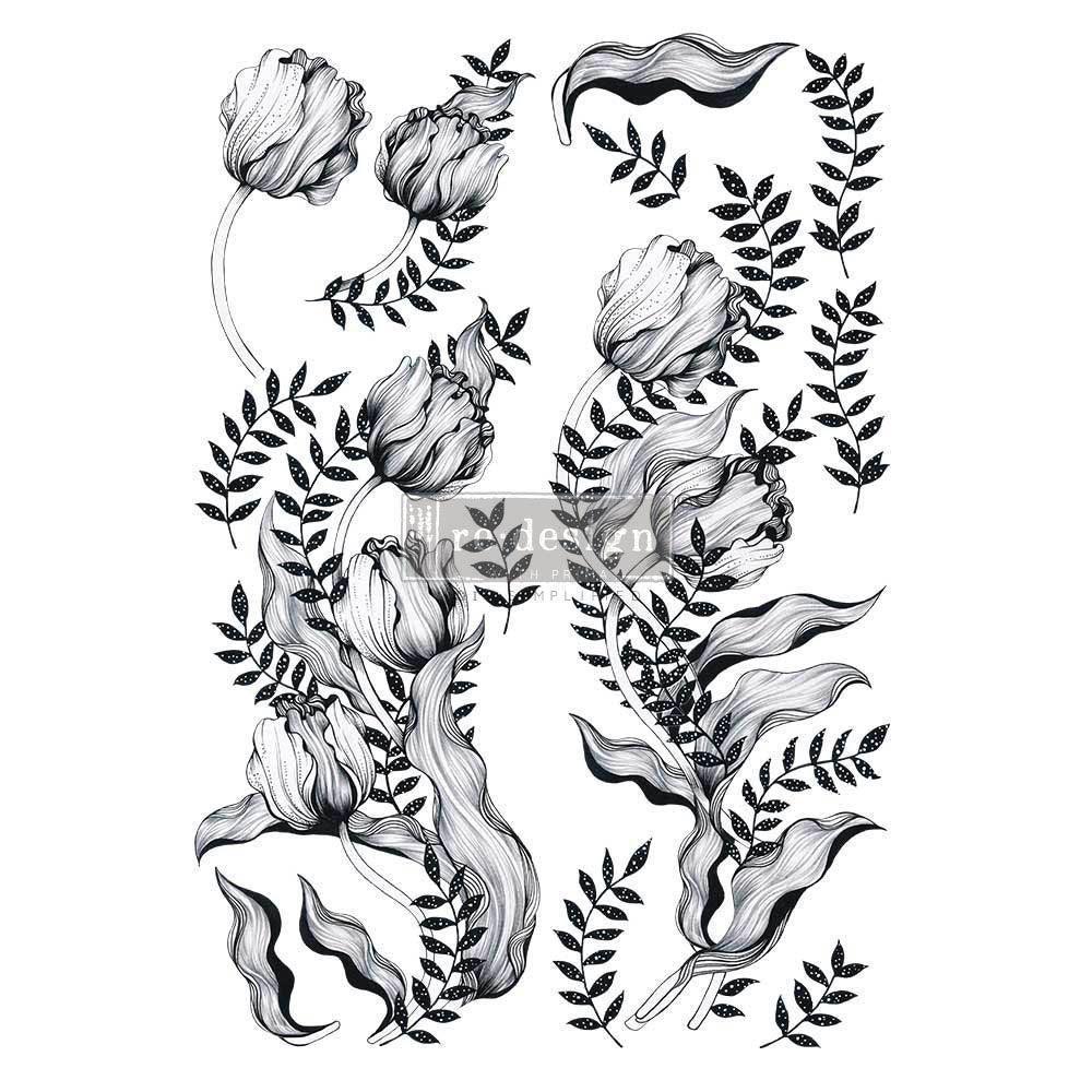 Mono Tulip | Redesign Transferfolie - Lioness Vintage