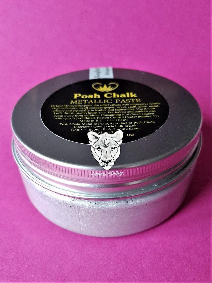 Perlen Silber | Posh Chalk | Smooth Metallic Paste | pearl silver - Lioness Vintage