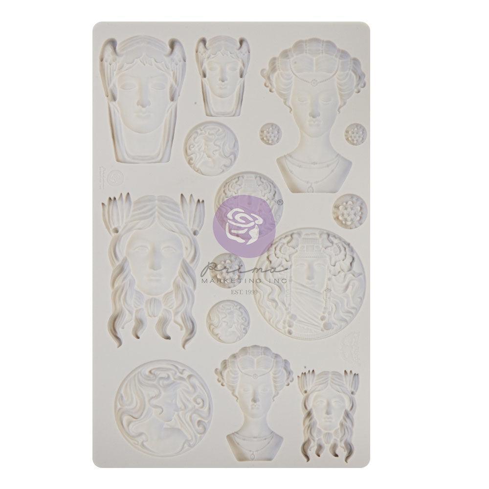 Prima Finnabair Mould - Vintage Portraits, Frauenköpfe - Lioness Vintage