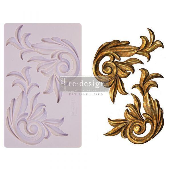 Redesign Decor Antique Scrolls Silikonform - Lioness Vintage