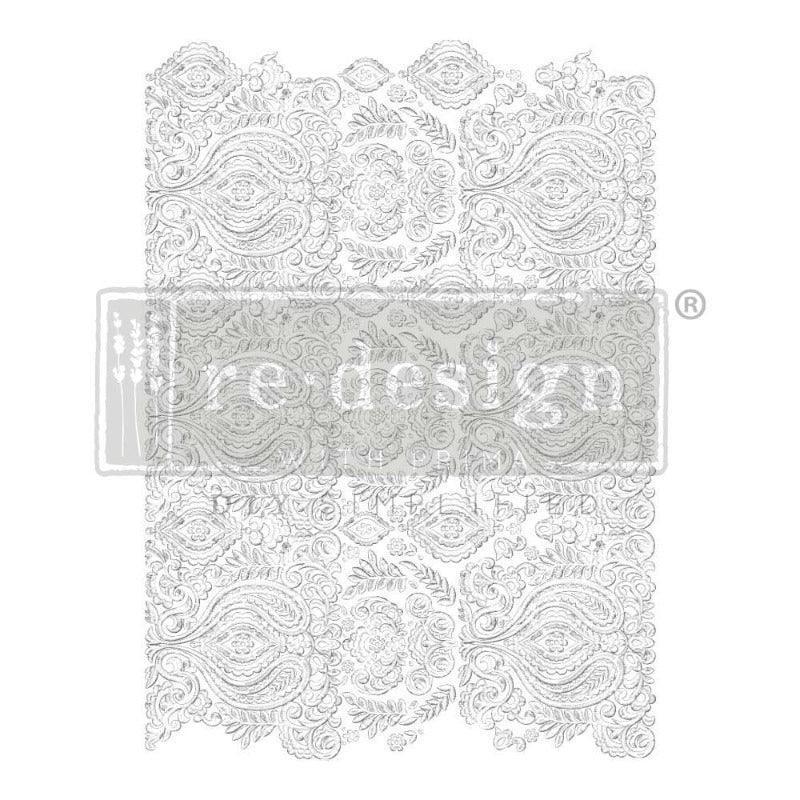 Redesign Decor Transfers® - White Engraving - weiße Spitze - Lioness Vintage