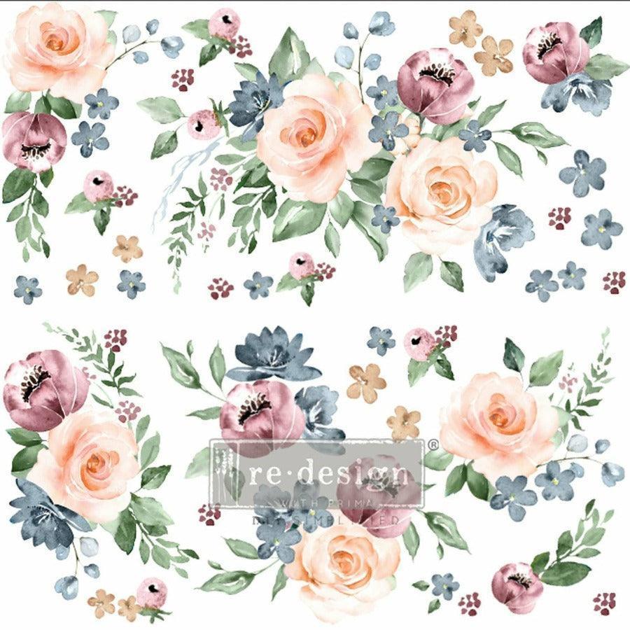 Redesign Décor Transfers - Watercolor Bloom - Lioness Vintage