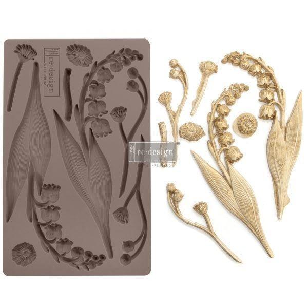 ReDesign Mould - Bell Orchids Silikonform Maiglöckchen - Lioness Vintage