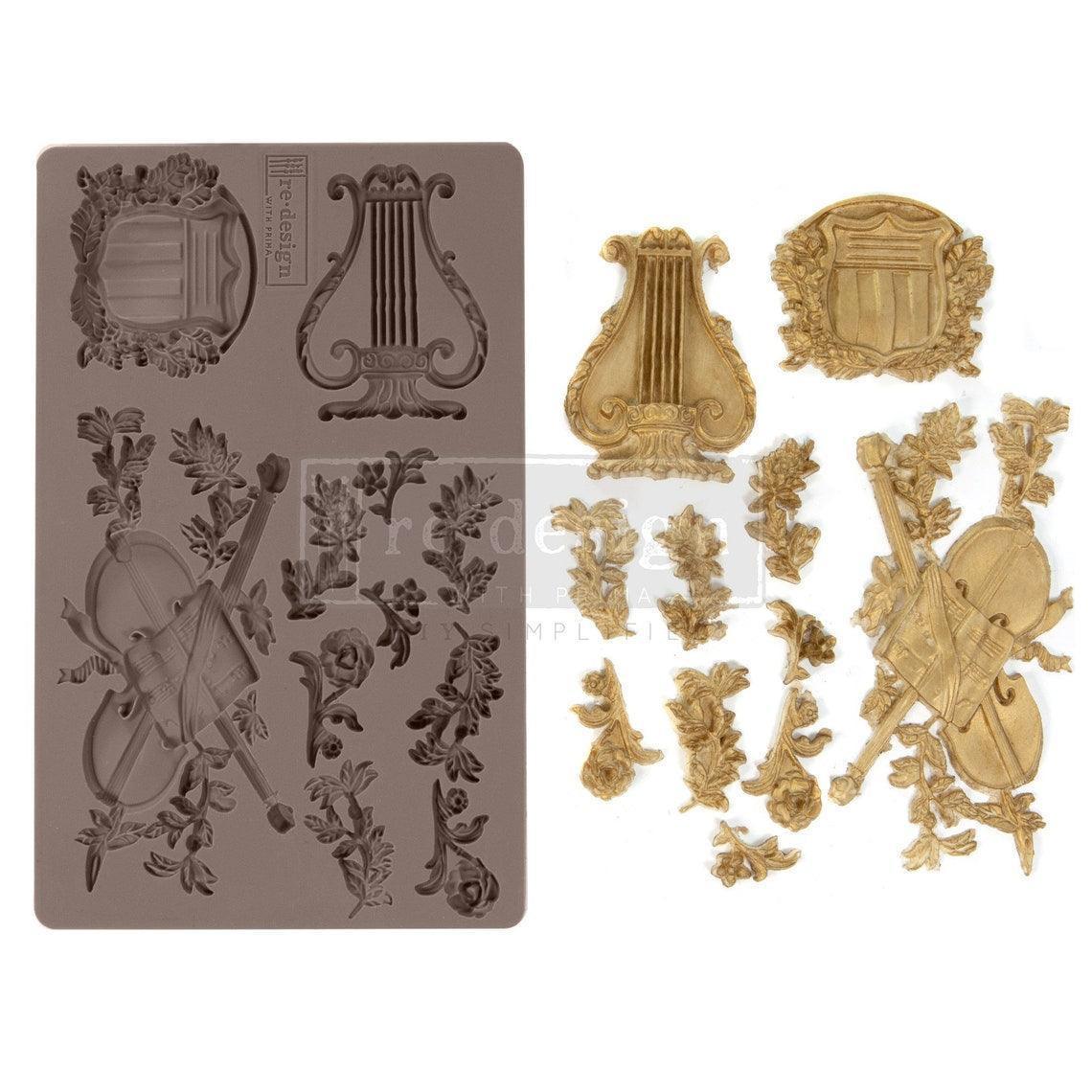 Redesign mould, Musical Journey Silikonform - Lioness Vintage