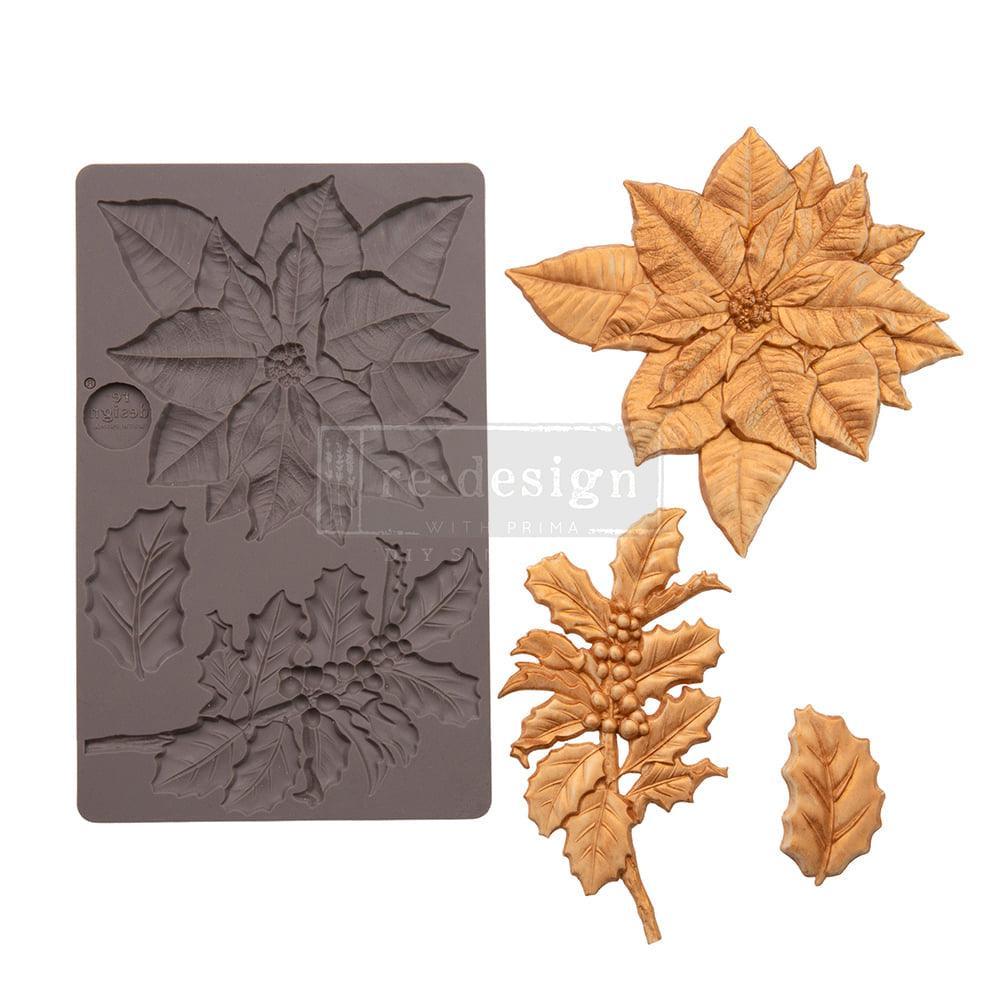 ReDesign Mould | Perfect Poinsettia | Silikonform - Lioness Vintage