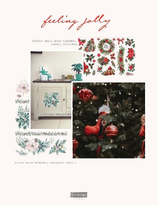 ReDesign Transfer - Evergreen Florals - Lioness Vintage