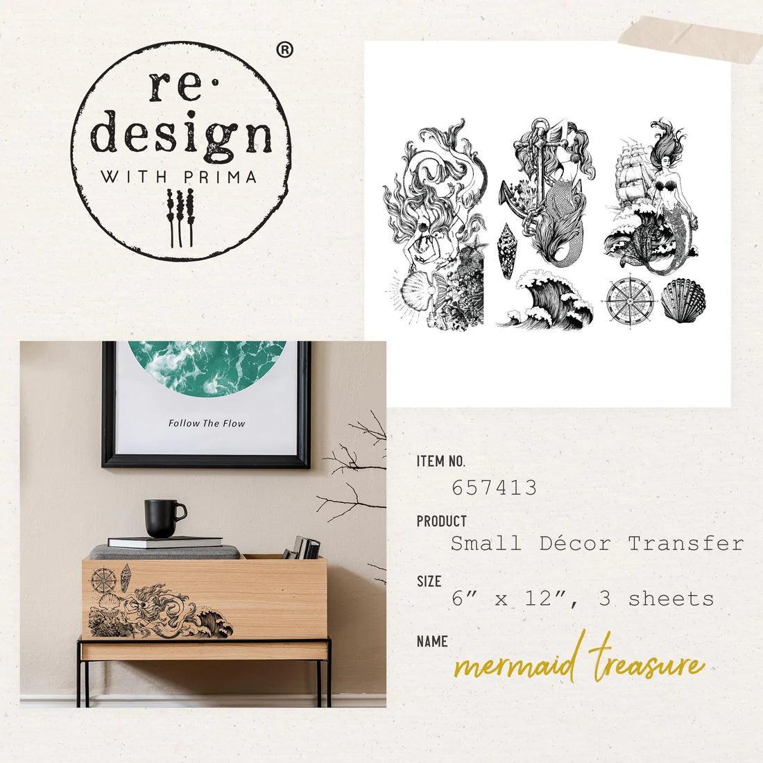 Redesign Transfer | Mermaid Treasure - Lioness Vintage