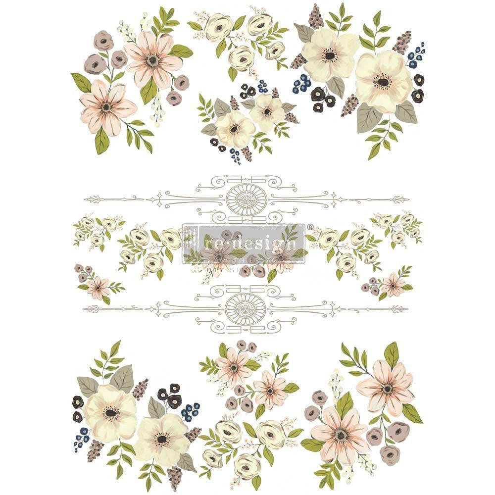 ReDesign Transfer | Painted Florals - Lioness Vintage