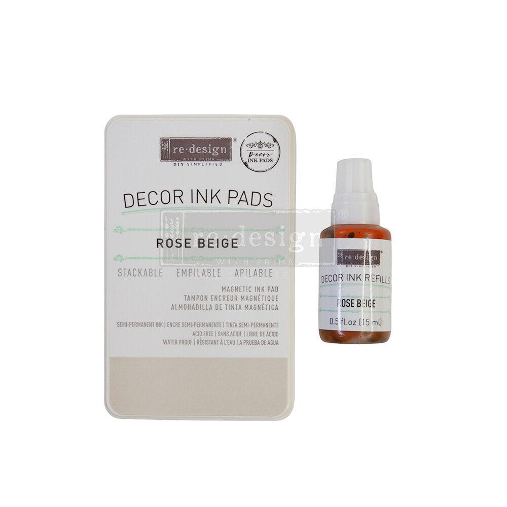 Stempelset Rose Beige Decor Ink Pad & Refill | Prima Redesign - Lioness Vintage