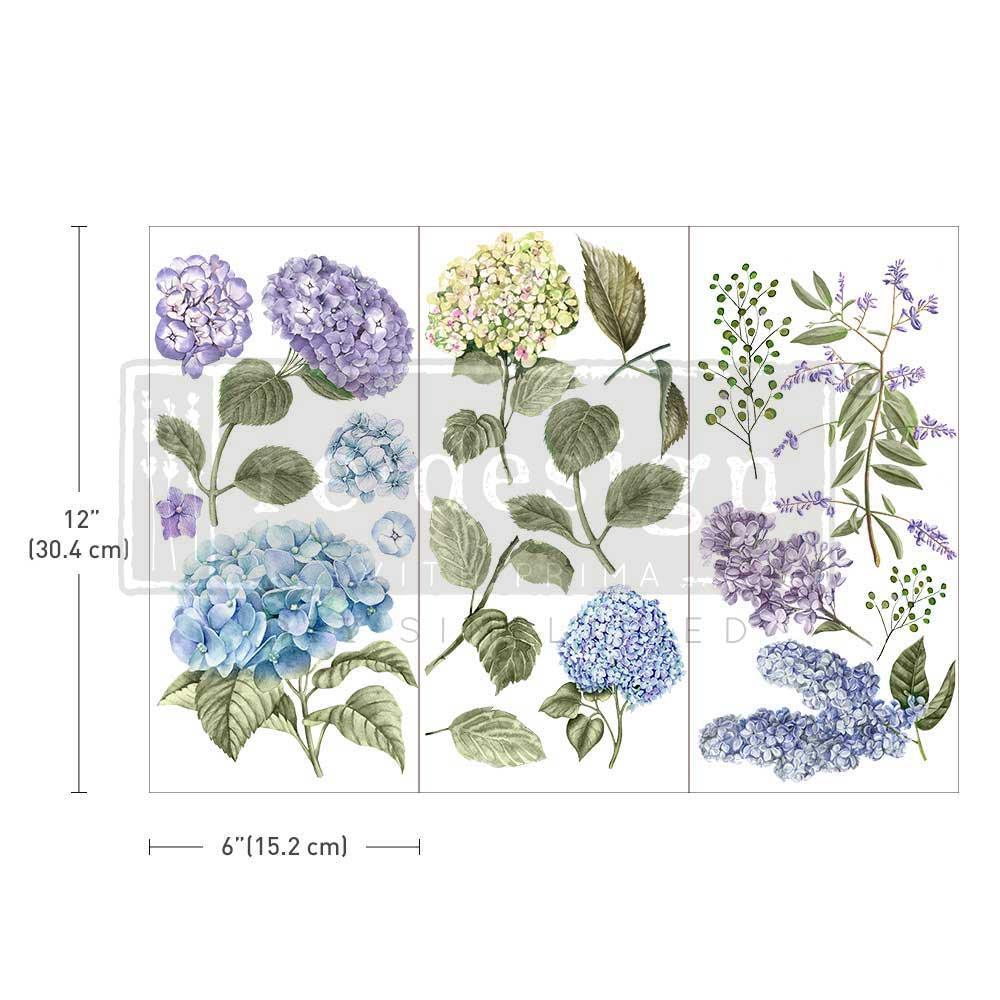 Transferfolien | Redesign Transfer | Mystic Hydrangea - Lioness Vintage