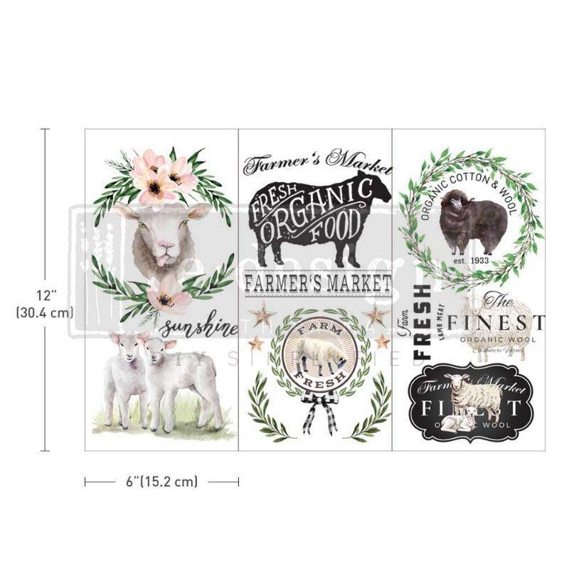 Transferfolien | Redesign Transfer | Sweet Lamb - Lioness Vintage