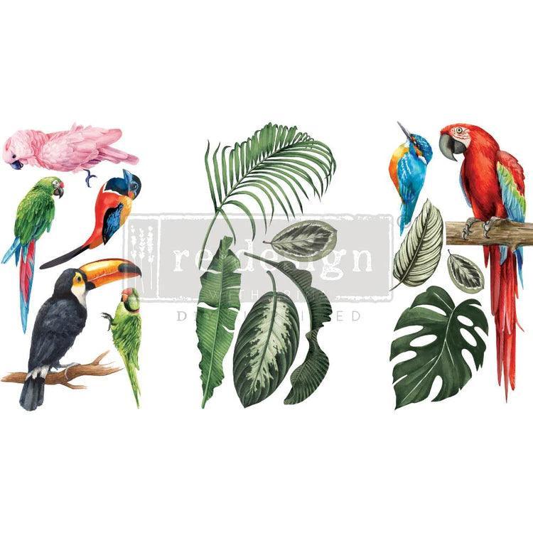 Transferfolien | Redesign Transfer - Tropical Birds - Lioness Vintage