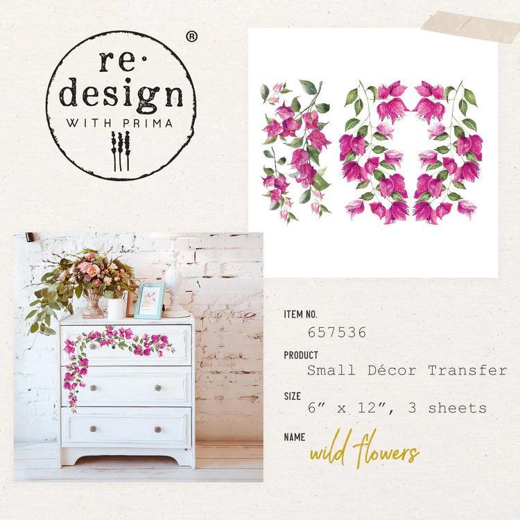 Transferfolien | Redesign Transfer - Wild Flowers - Lioness Vintage