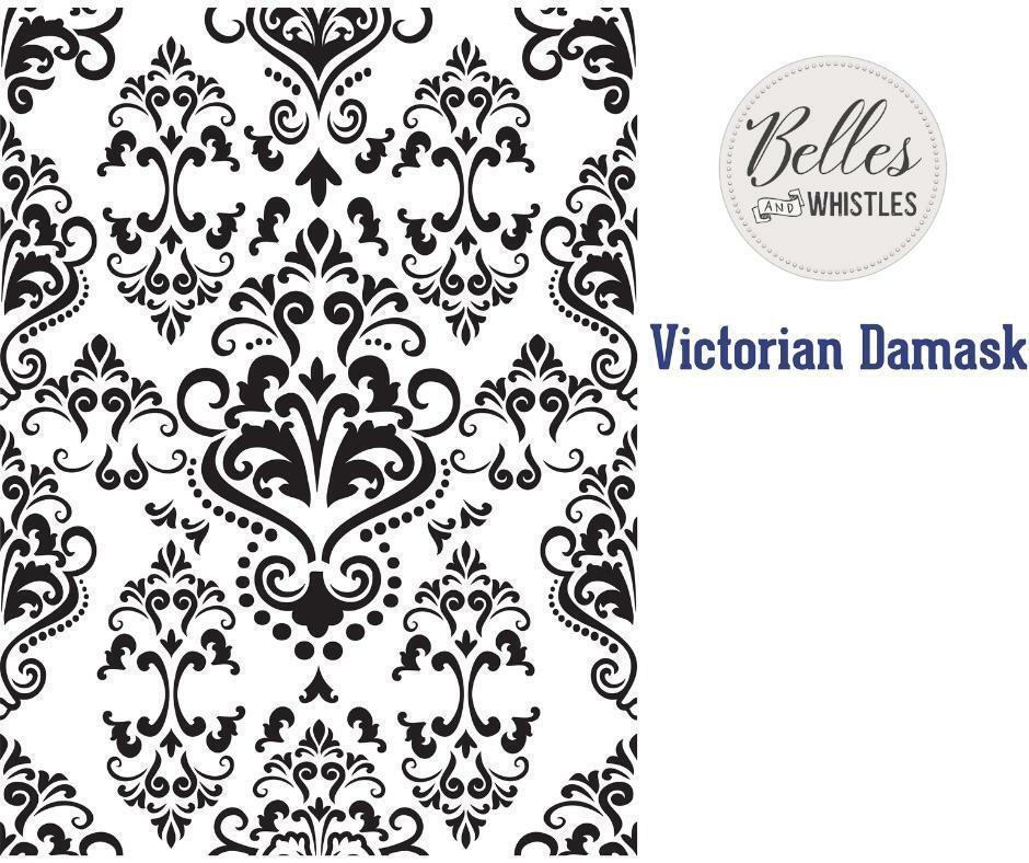 Victorian Damask | XXL Schablone | Dixie Belle - Lioness Vintage