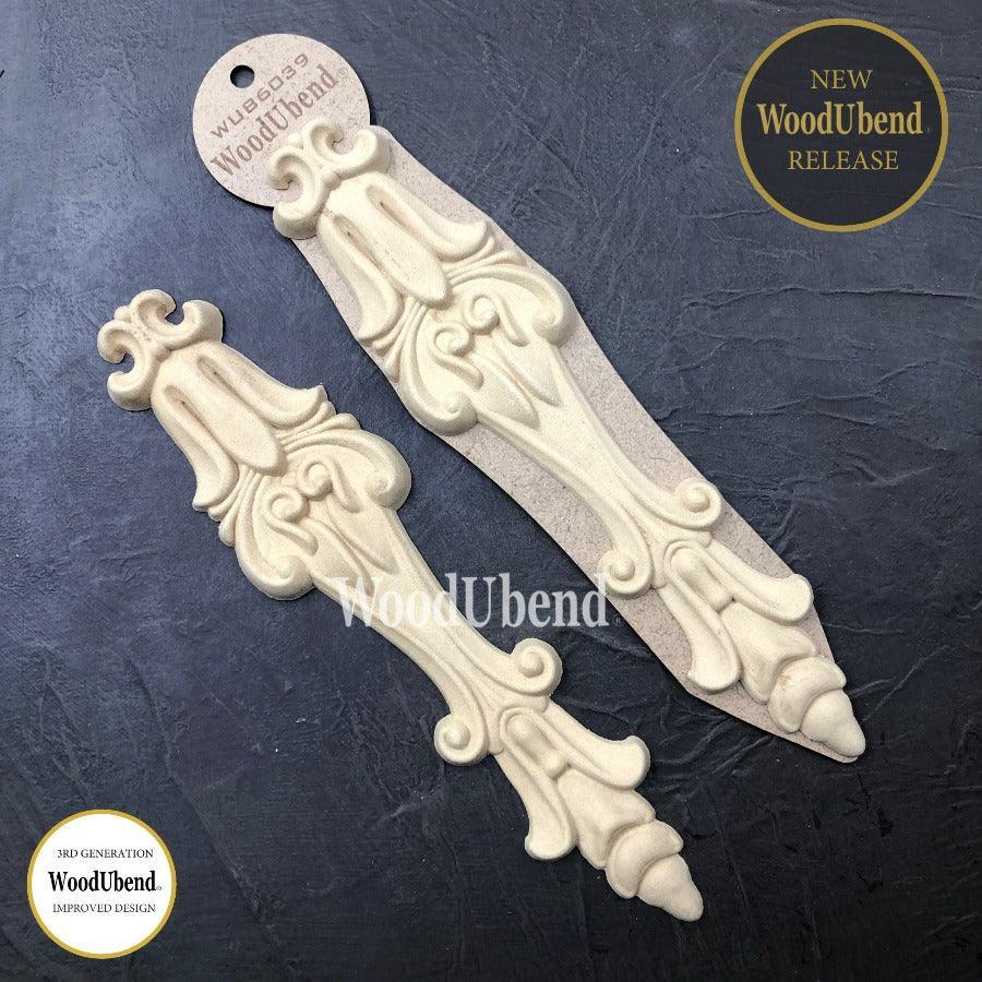 WoodUbend Decorative Drop WUB6039 28 x 6.5 cm - Lioness Vintage