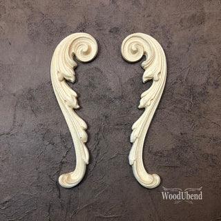 WoodUbend Ein Paar, Decorative Scrolls WUB1723 - Lioness Vintage